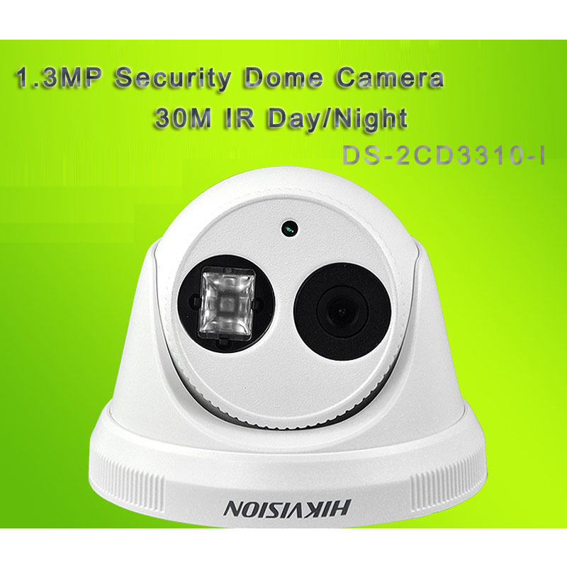 1.3MP Security Dome Camera Support POE With 30M IR Day/Night DS-2CD3310-I